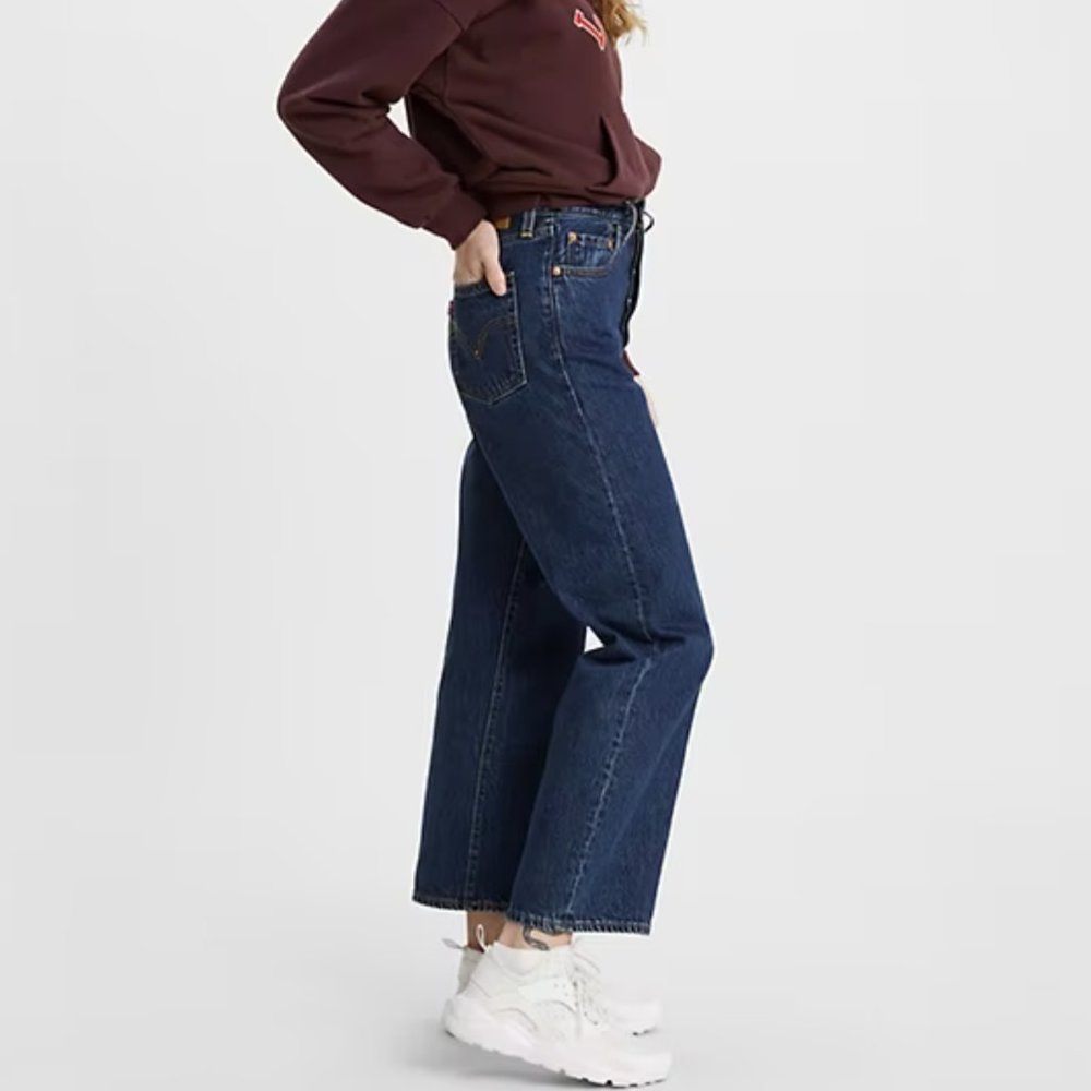 Levi's Ribcage Straight Ankle Jeans Size 27 | Noe Dark Mineral